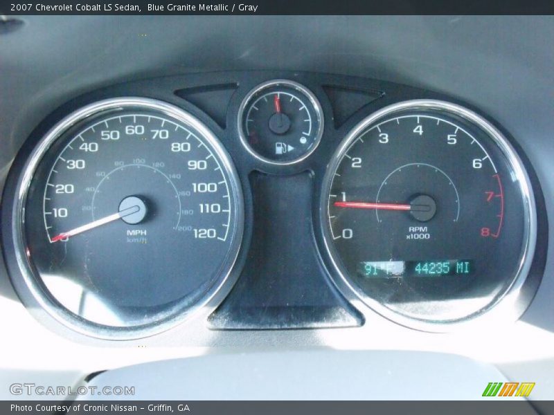 Blue Granite Metallic / Gray 2007 Chevrolet Cobalt LS Sedan