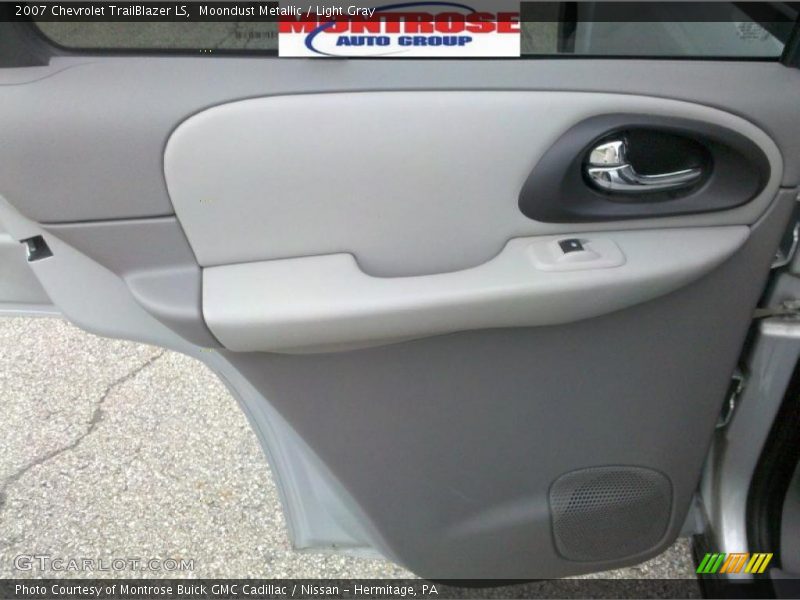 Moondust Metallic / Light Gray 2007 Chevrolet TrailBlazer LS