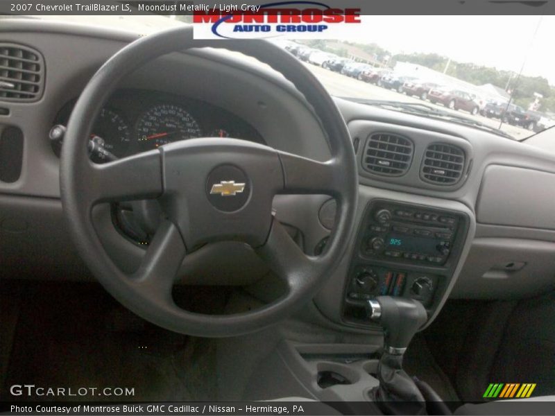 Moondust Metallic / Light Gray 2007 Chevrolet TrailBlazer LS