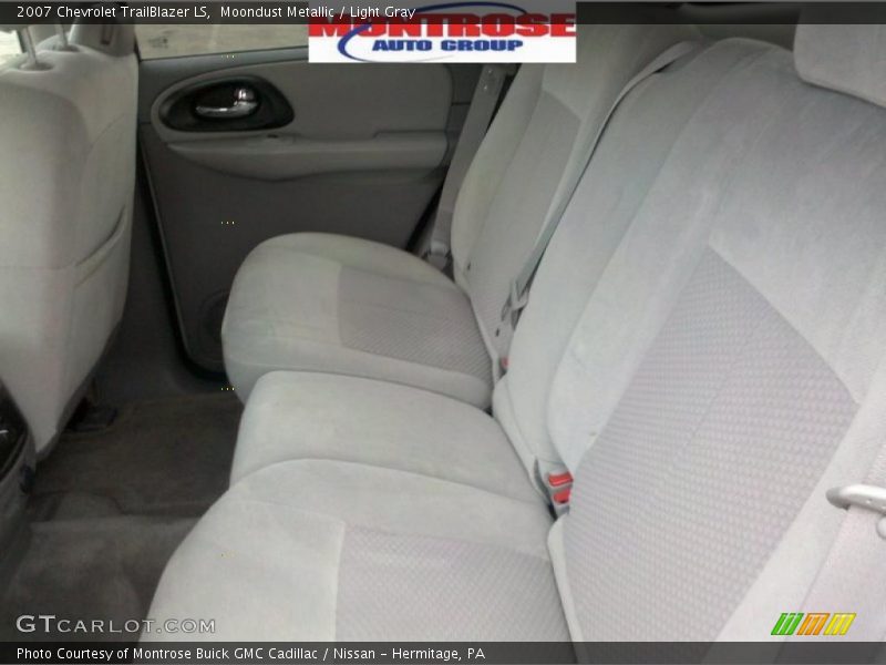 Moondust Metallic / Light Gray 2007 Chevrolet TrailBlazer LS