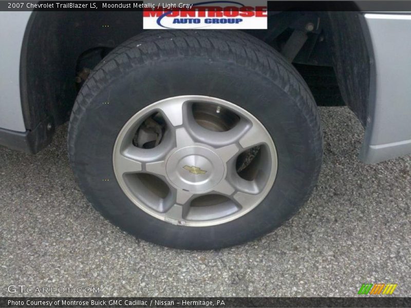 Moondust Metallic / Light Gray 2007 Chevrolet TrailBlazer LS