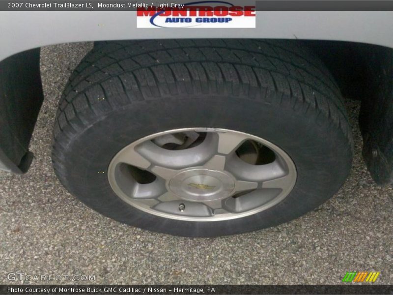 Moondust Metallic / Light Gray 2007 Chevrolet TrailBlazer LS