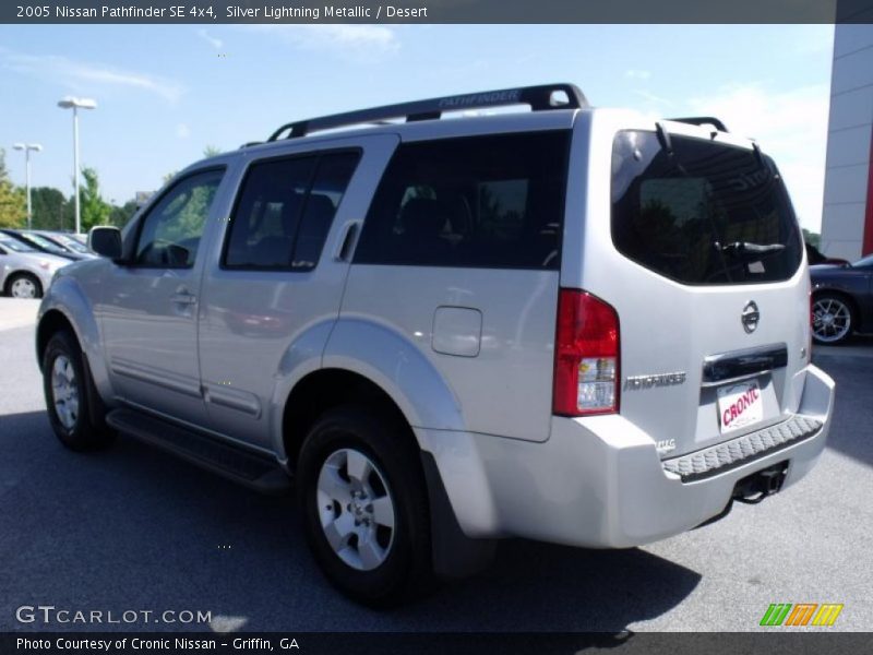 Silver Lightning Metallic / Desert 2005 Nissan Pathfinder SE 4x4