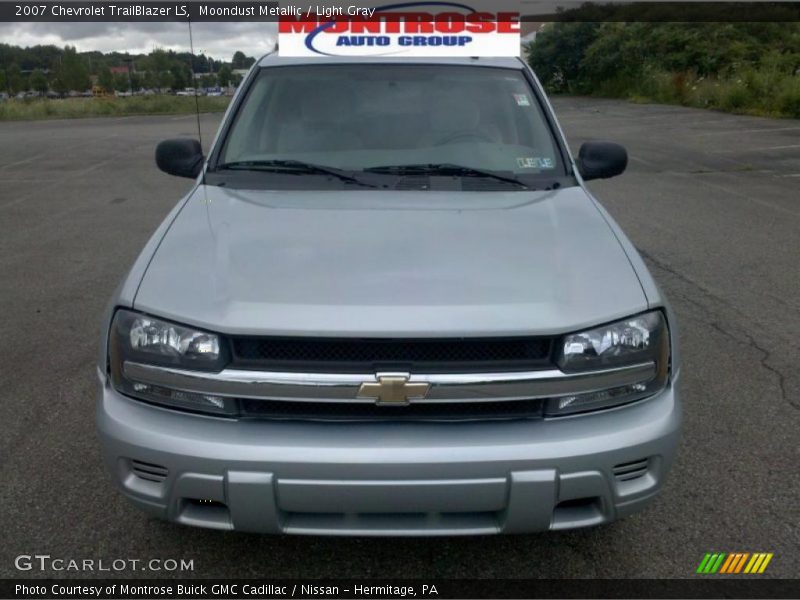 Moondust Metallic / Light Gray 2007 Chevrolet TrailBlazer LS