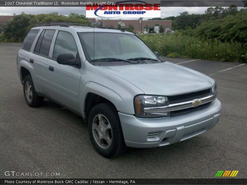 Moondust Metallic / Light Gray 2007 Chevrolet TrailBlazer LS