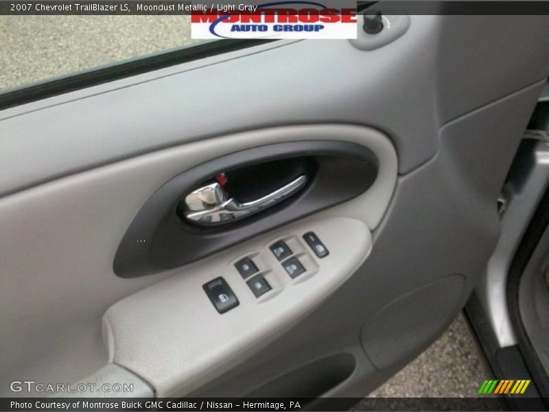 Moondust Metallic / Light Gray 2007 Chevrolet TrailBlazer LS