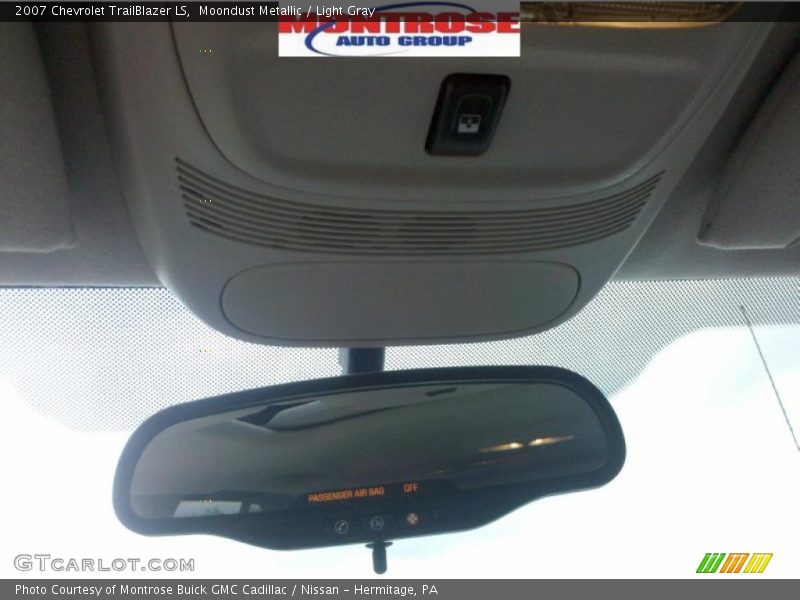 Moondust Metallic / Light Gray 2007 Chevrolet TrailBlazer LS
