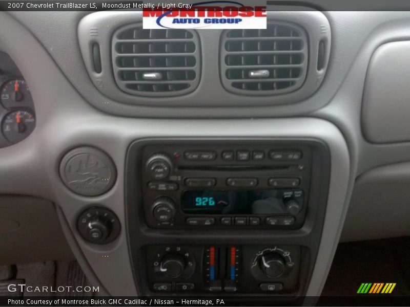 Moondust Metallic / Light Gray 2007 Chevrolet TrailBlazer LS