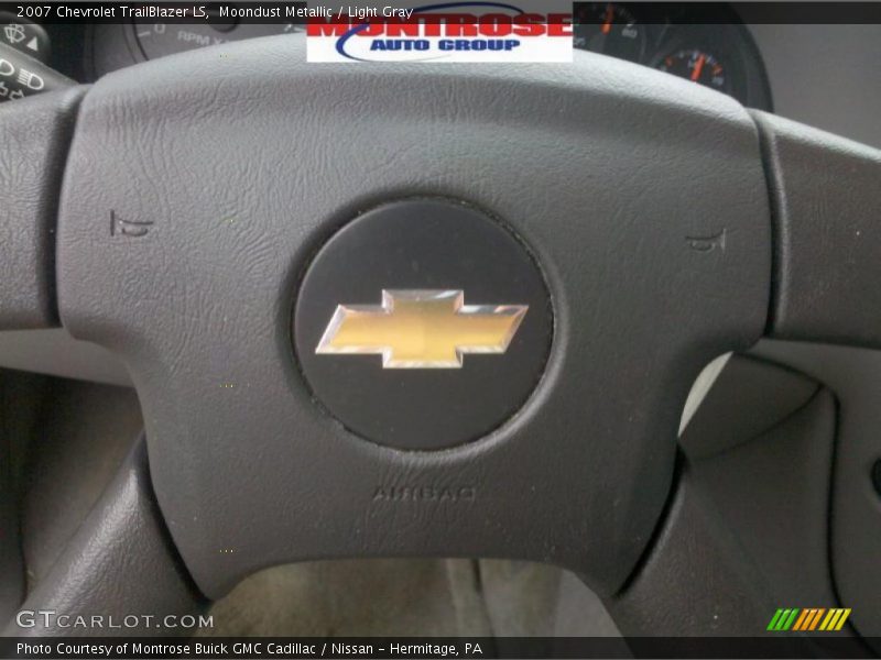 Moondust Metallic / Light Gray 2007 Chevrolet TrailBlazer LS