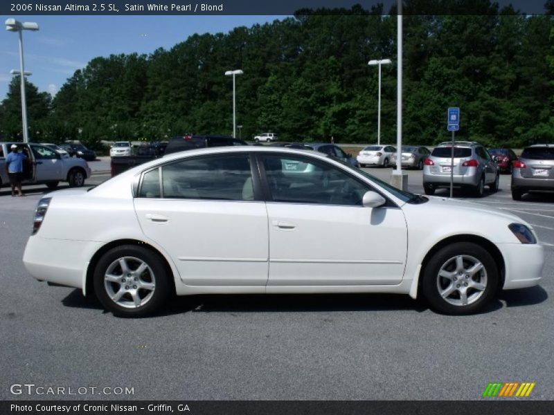 Satin White Pearl / Blond 2006 Nissan Altima 2.5 SL