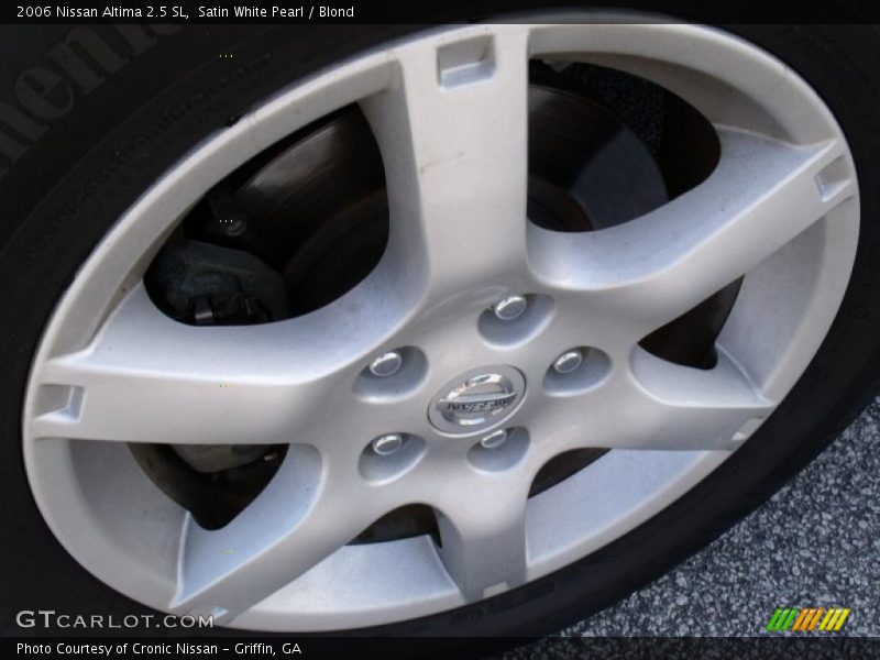 Satin White Pearl / Blond 2006 Nissan Altima 2.5 SL