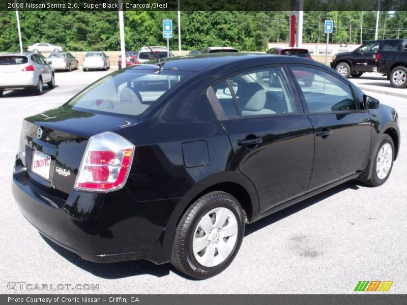 Super Black / Charcoal/Steel 2008 Nissan Sentra 2.0