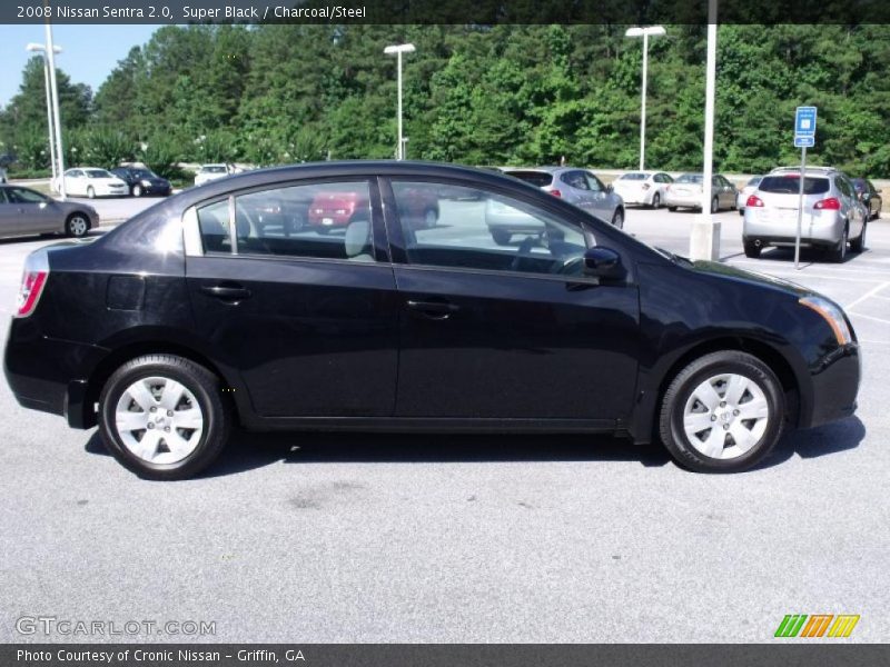 Super Black / Charcoal/Steel 2008 Nissan Sentra 2.0