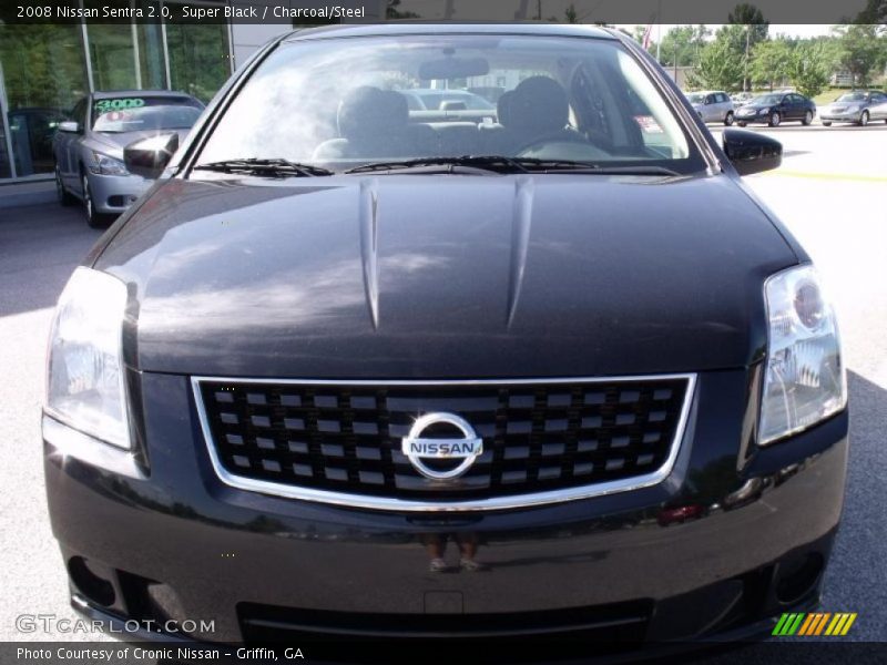 Super Black / Charcoal/Steel 2008 Nissan Sentra 2.0