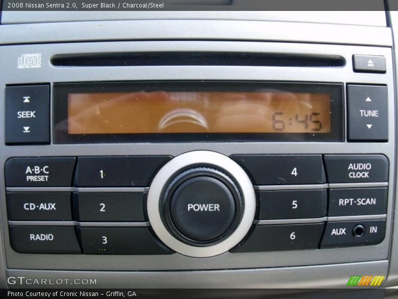Super Black / Charcoal/Steel 2008 Nissan Sentra 2.0