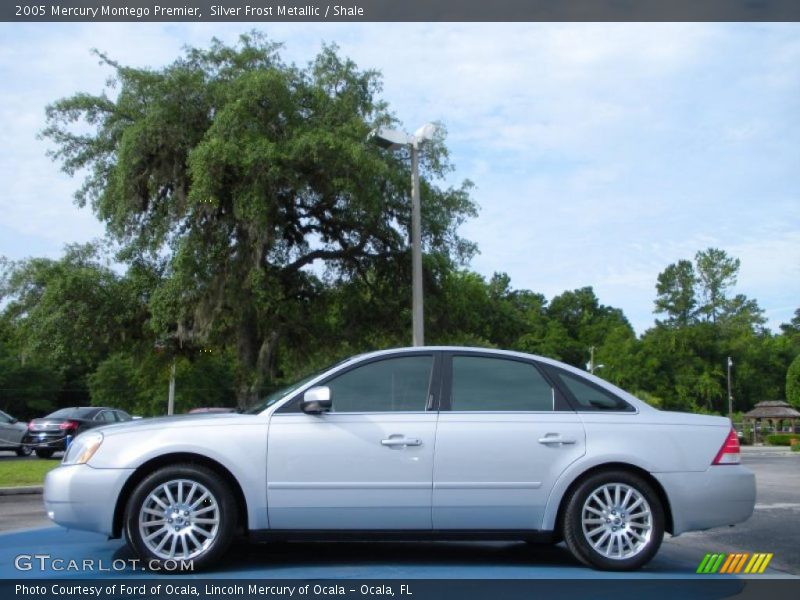 Silver Frost Metallic / Shale 2005 Mercury Montego Premier