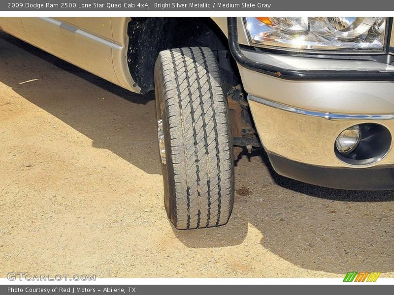 Bright Silver Metallic / Medium Slate Gray 2009 Dodge Ram 2500 Lone Star Quad Cab 4x4