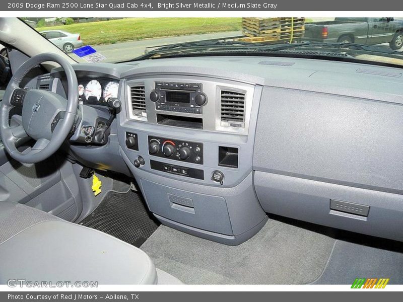 Bright Silver Metallic / Medium Slate Gray 2009 Dodge Ram 2500 Lone Star Quad Cab 4x4