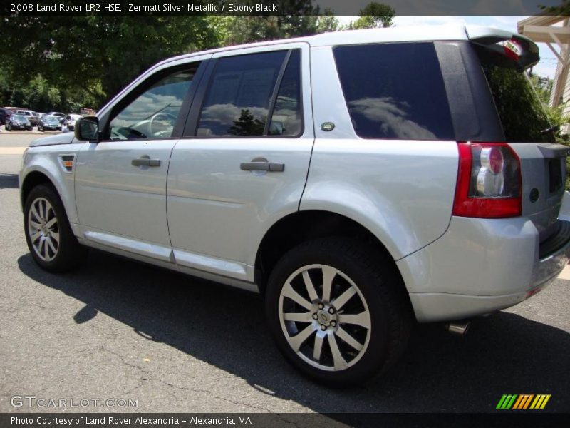 Zermatt Silver Metallic / Ebony Black 2008 Land Rover LR2 HSE
