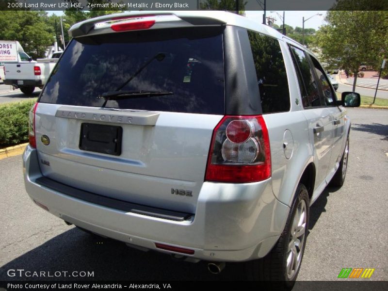 Zermatt Silver Metallic / Ebony Black 2008 Land Rover LR2 HSE