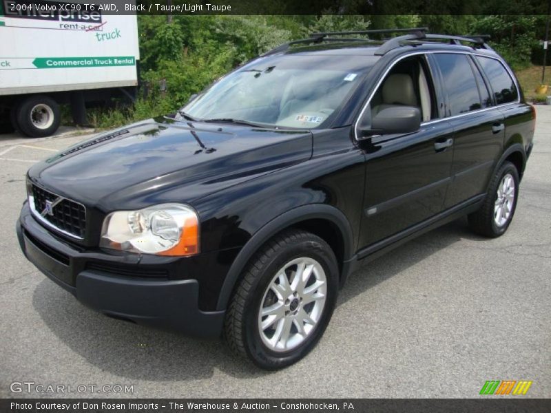 Black / Taupe/Light Taupe 2004 Volvo XC90 T6 AWD