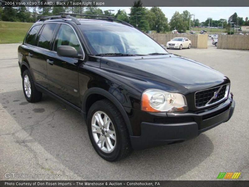 Black / Taupe/Light Taupe 2004 Volvo XC90 T6 AWD
