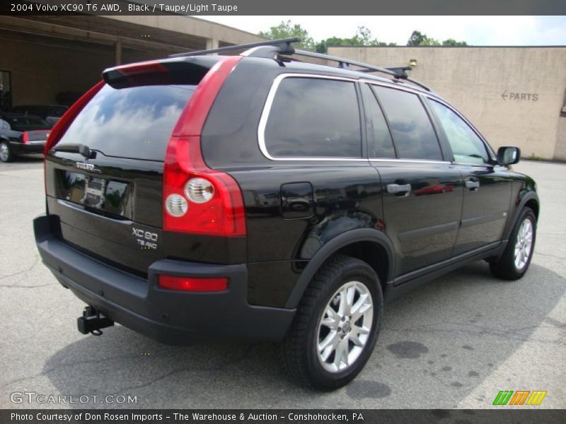 Black / Taupe/Light Taupe 2004 Volvo XC90 T6 AWD