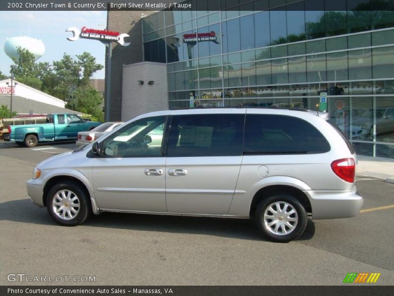 Bright Silver Metallic / Taupe 2002 Chrysler Town & Country EX