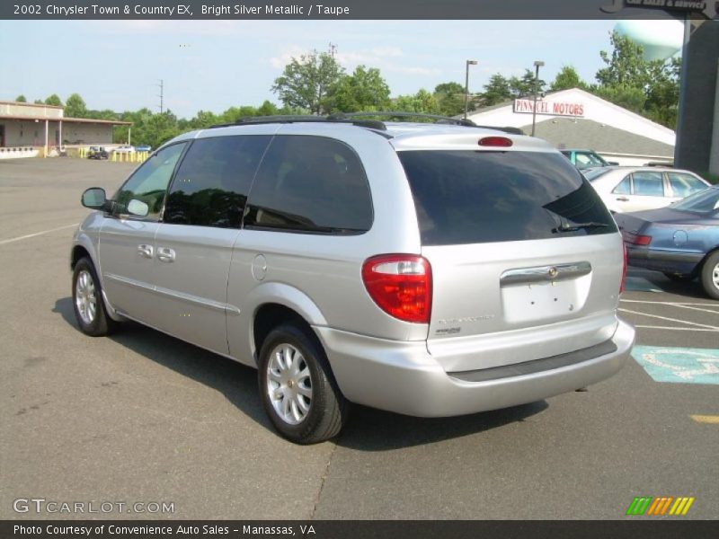 Bright Silver Metallic / Taupe 2002 Chrysler Town & Country EX