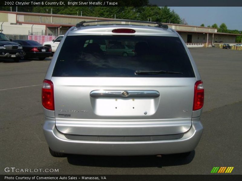Bright Silver Metallic / Taupe 2002 Chrysler Town & Country EX