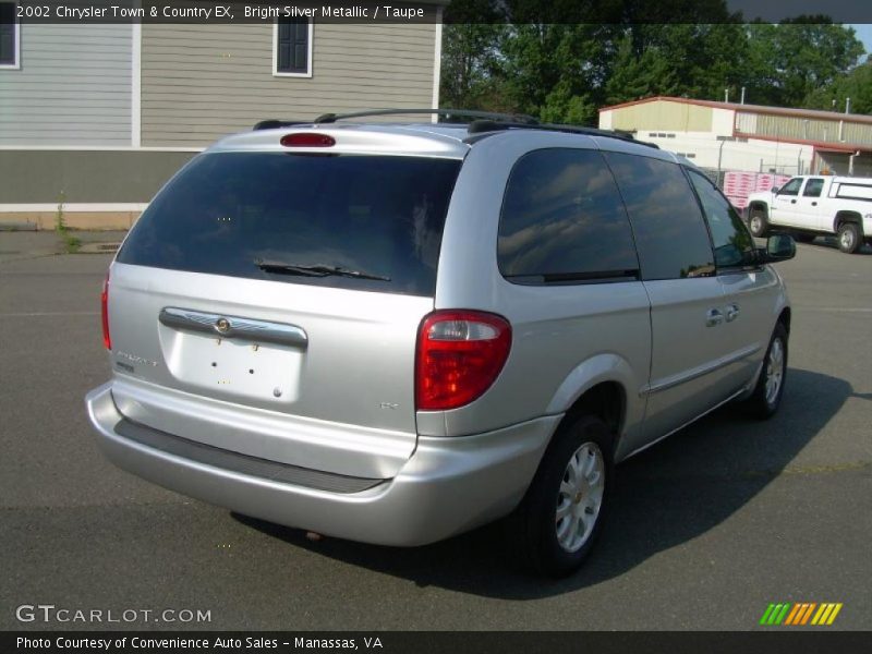 Bright Silver Metallic / Taupe 2002 Chrysler Town & Country EX