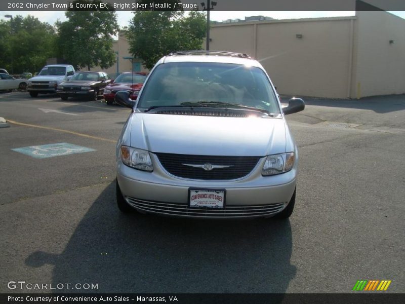 Bright Silver Metallic / Taupe 2002 Chrysler Town & Country EX