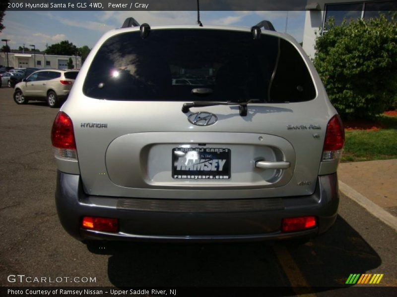 Pewter / Gray 2006 Hyundai Santa Fe GLS 4WD