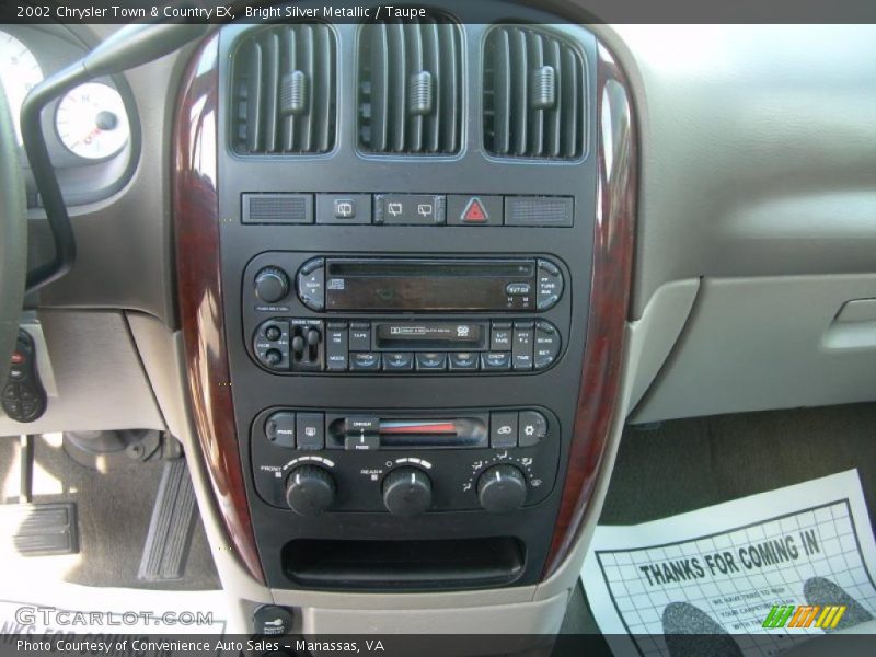 Bright Silver Metallic / Taupe 2002 Chrysler Town & Country EX