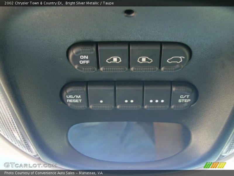 Bright Silver Metallic / Taupe 2002 Chrysler Town & Country EX