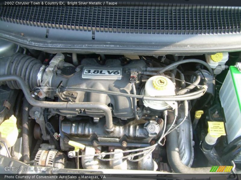 Bright Silver Metallic / Taupe 2002 Chrysler Town & Country EX