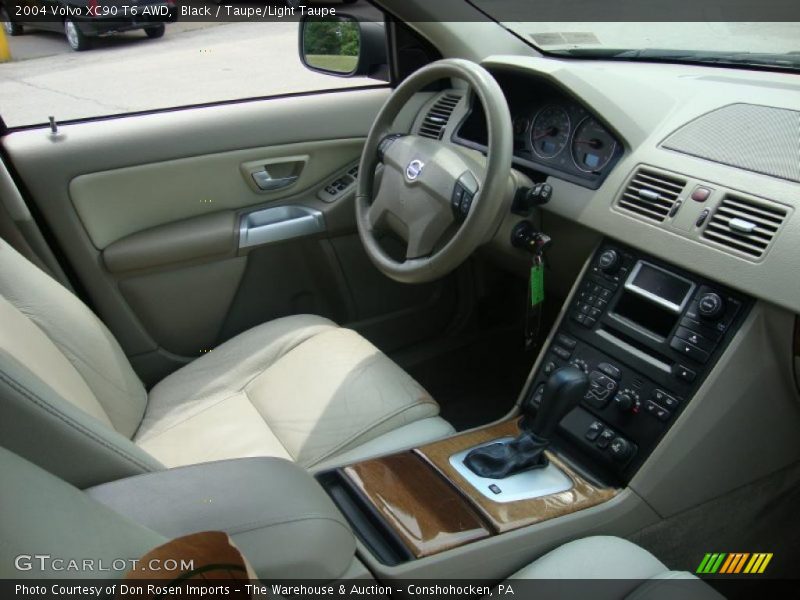 Black / Taupe/Light Taupe 2004 Volvo XC90 T6 AWD