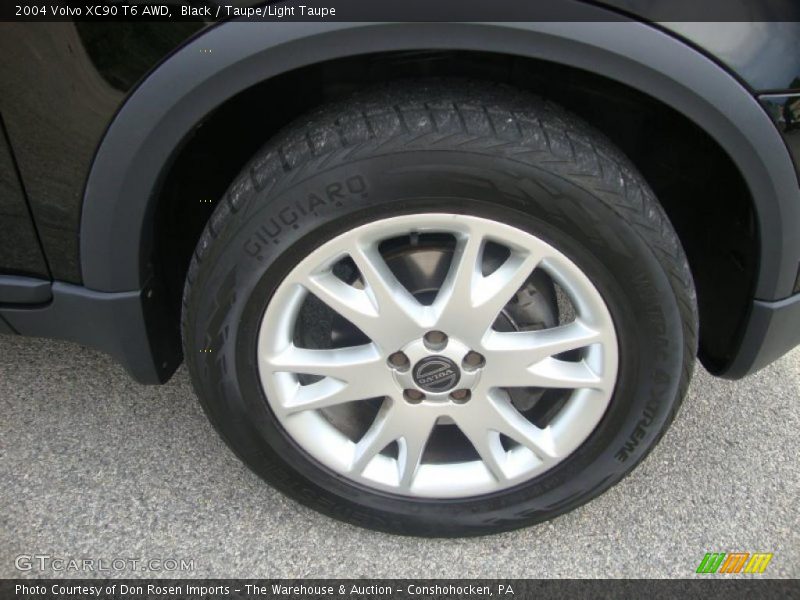 Black / Taupe/Light Taupe 2004 Volvo XC90 T6 AWD