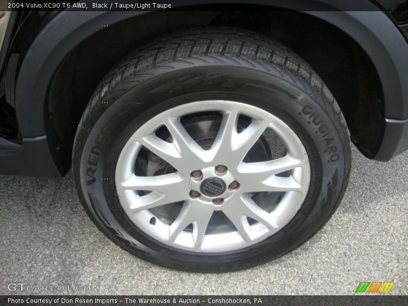 Black / Taupe/Light Taupe 2004 Volvo XC90 T6 AWD