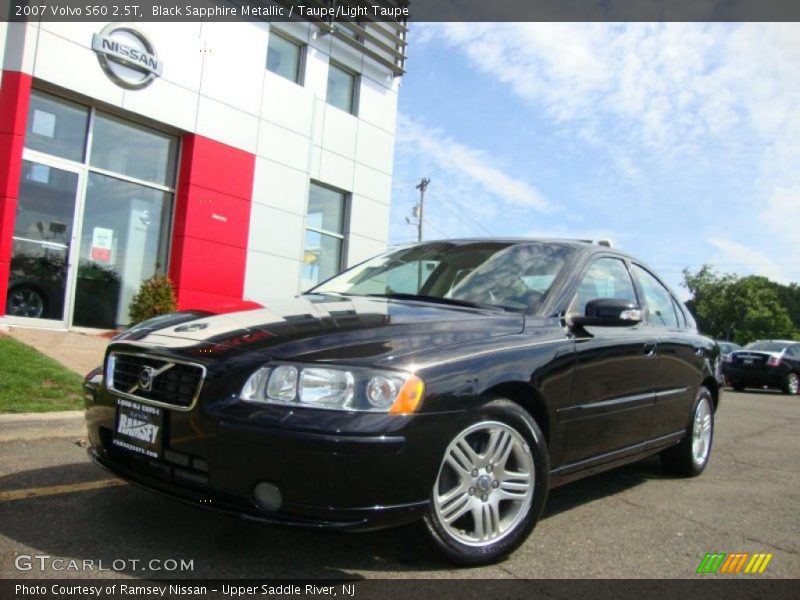 Black Sapphire Metallic / Taupe/Light Taupe 2007 Volvo S60 2.5T