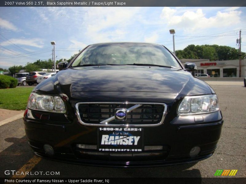Black Sapphire Metallic / Taupe/Light Taupe 2007 Volvo S60 2.5T