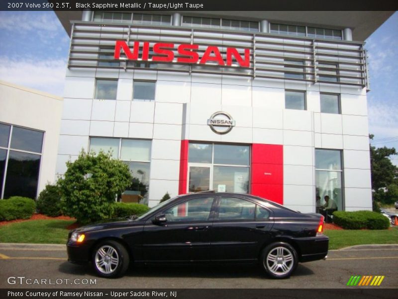 Black Sapphire Metallic / Taupe/Light Taupe 2007 Volvo S60 2.5T