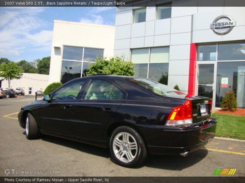 Black Sapphire Metallic / Taupe/Light Taupe 2007 Volvo S60 2.5T