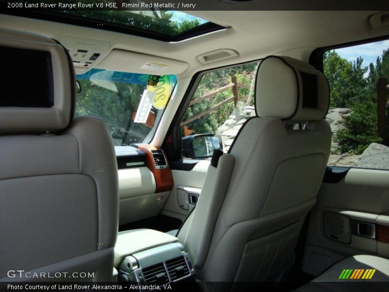 Rimini Red Metallic / Ivory 2008 Land Rover Range Rover V8 HSE