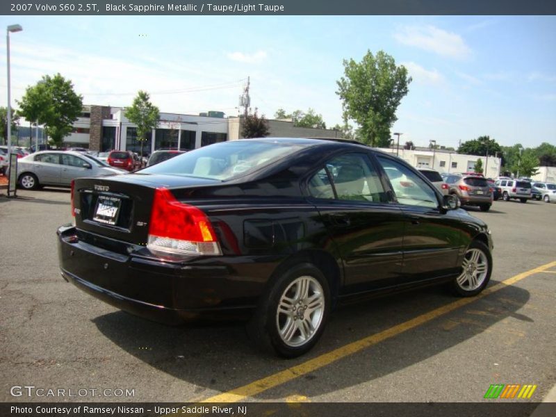 Black Sapphire Metallic / Taupe/Light Taupe 2007 Volvo S60 2.5T