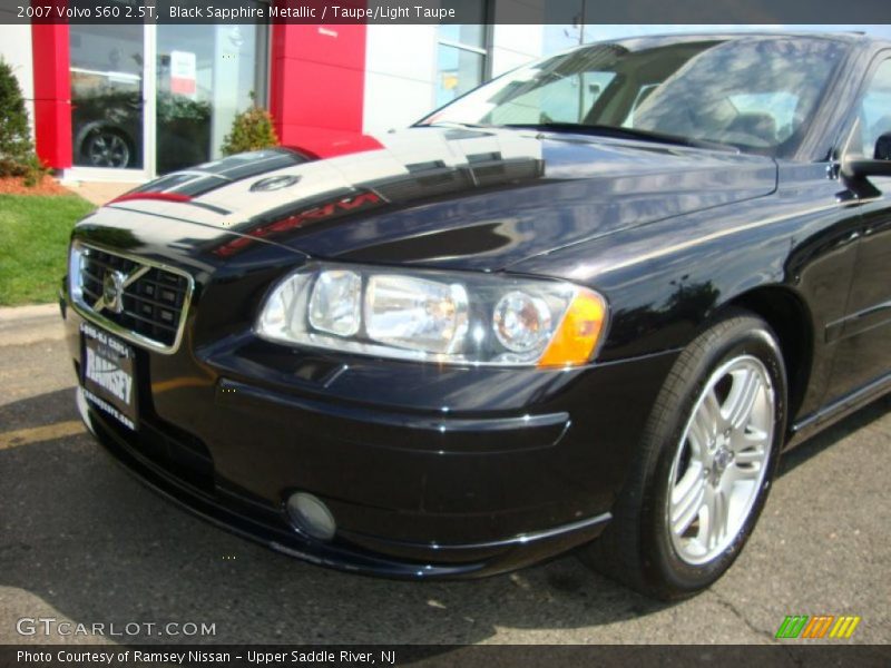 Black Sapphire Metallic / Taupe/Light Taupe 2007 Volvo S60 2.5T