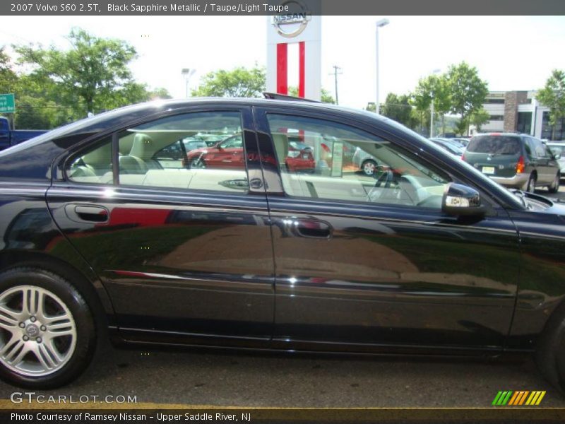 Black Sapphire Metallic / Taupe/Light Taupe 2007 Volvo S60 2.5T