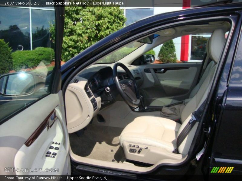 Black Sapphire Metallic / Taupe/Light Taupe 2007 Volvo S60 2.5T