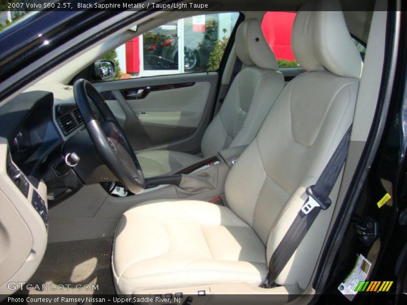 Black Sapphire Metallic / Taupe/Light Taupe 2007 Volvo S60 2.5T