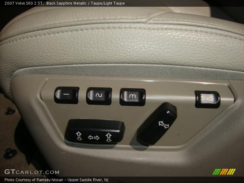 Black Sapphire Metallic / Taupe/Light Taupe 2007 Volvo S60 2.5T